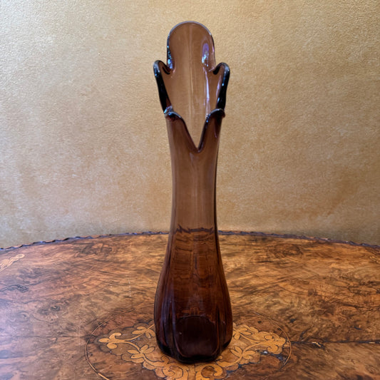 Vintage Purple Finger Swung Vase 