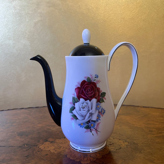 Vintage Queen Anne Duet Coffee Pot 