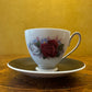 Vintage Queen Anne Duet Demitasse Coffee Cup & Saucer 