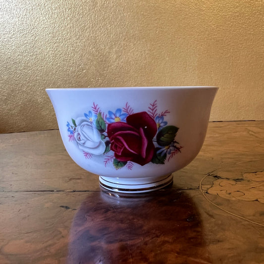 Vintage Queen Anne Duet Sugar Bowl 