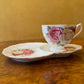 Vintage Queen Anne Lady Sylvia Tea Cup & Tennis Plate 