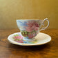 Vintage Queen Anne Meadowside Demitasse Cup & Saucer 