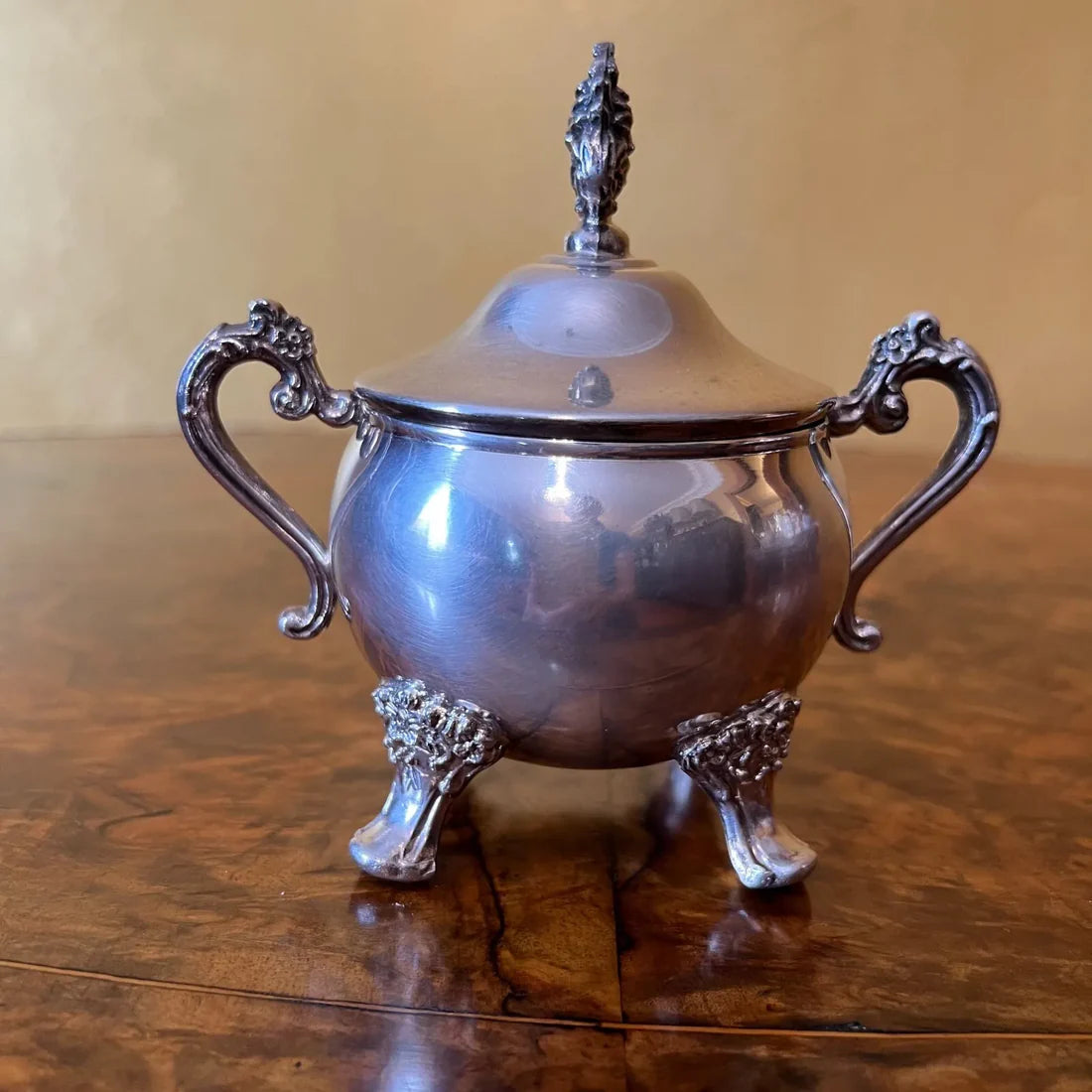 Vintage Ranleigh Silver Plated Tea Pot, Milk & Sugar Set