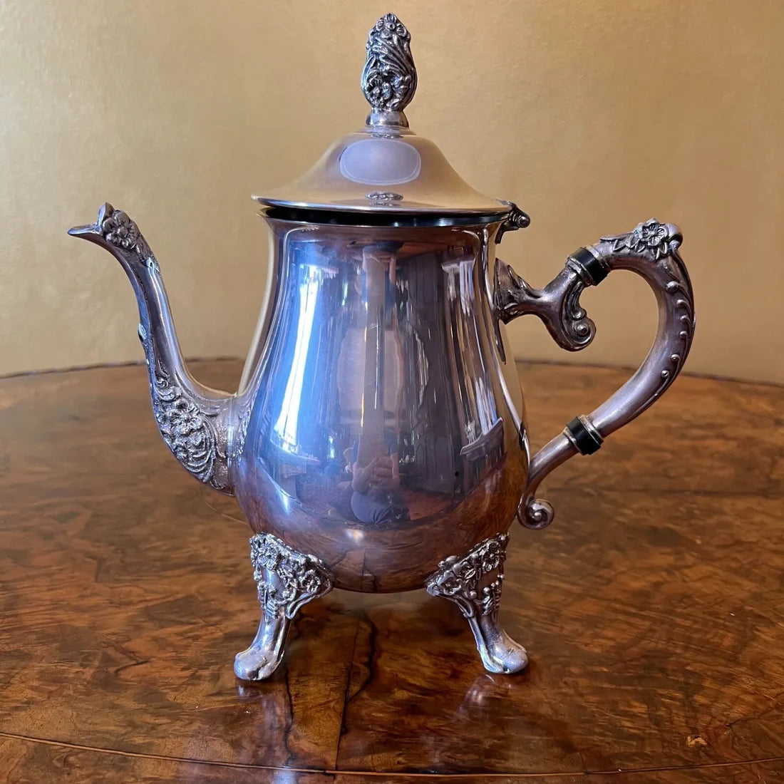 Vintage Ranleigh Silver Plated Tea Pot, Milk & Sugar Set