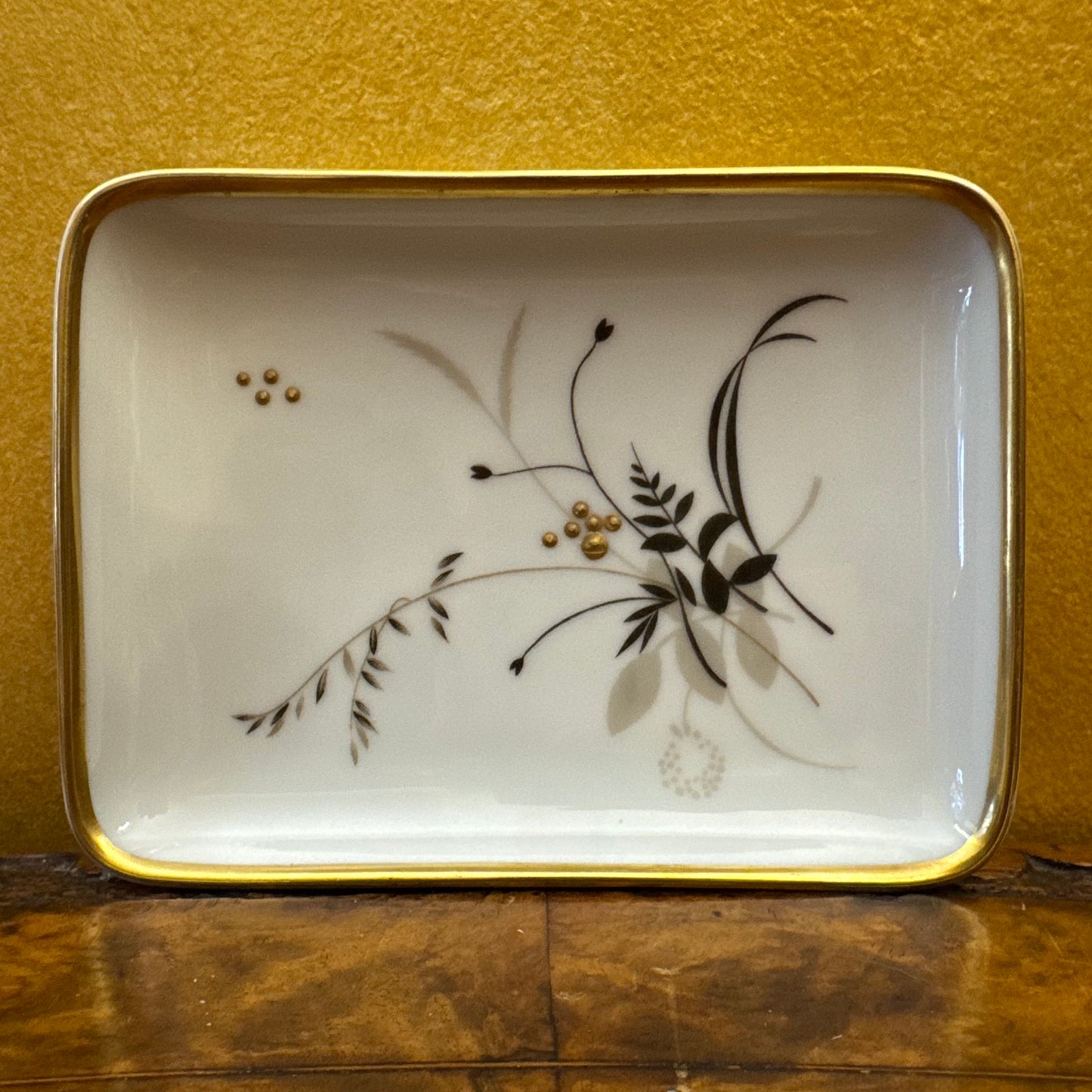 Vintage Rosenthal Selb Germany Rectangle Trinket Dish 