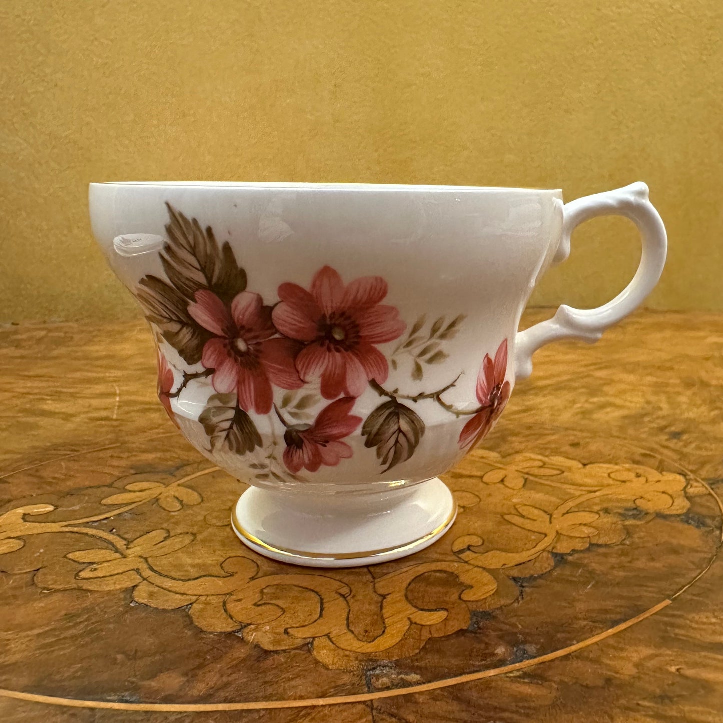 Vintage Rosina Floral Print Tea Cup