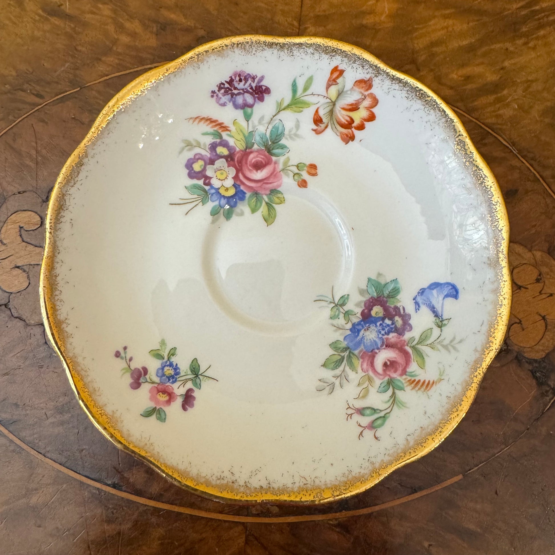 Vintage Roslyn Minuet Demitasse Saucer 