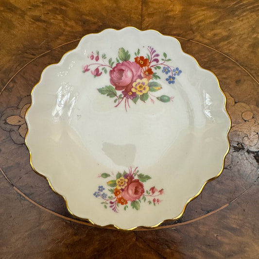 Vintage Royal Adderley Floral Trinket Dish 