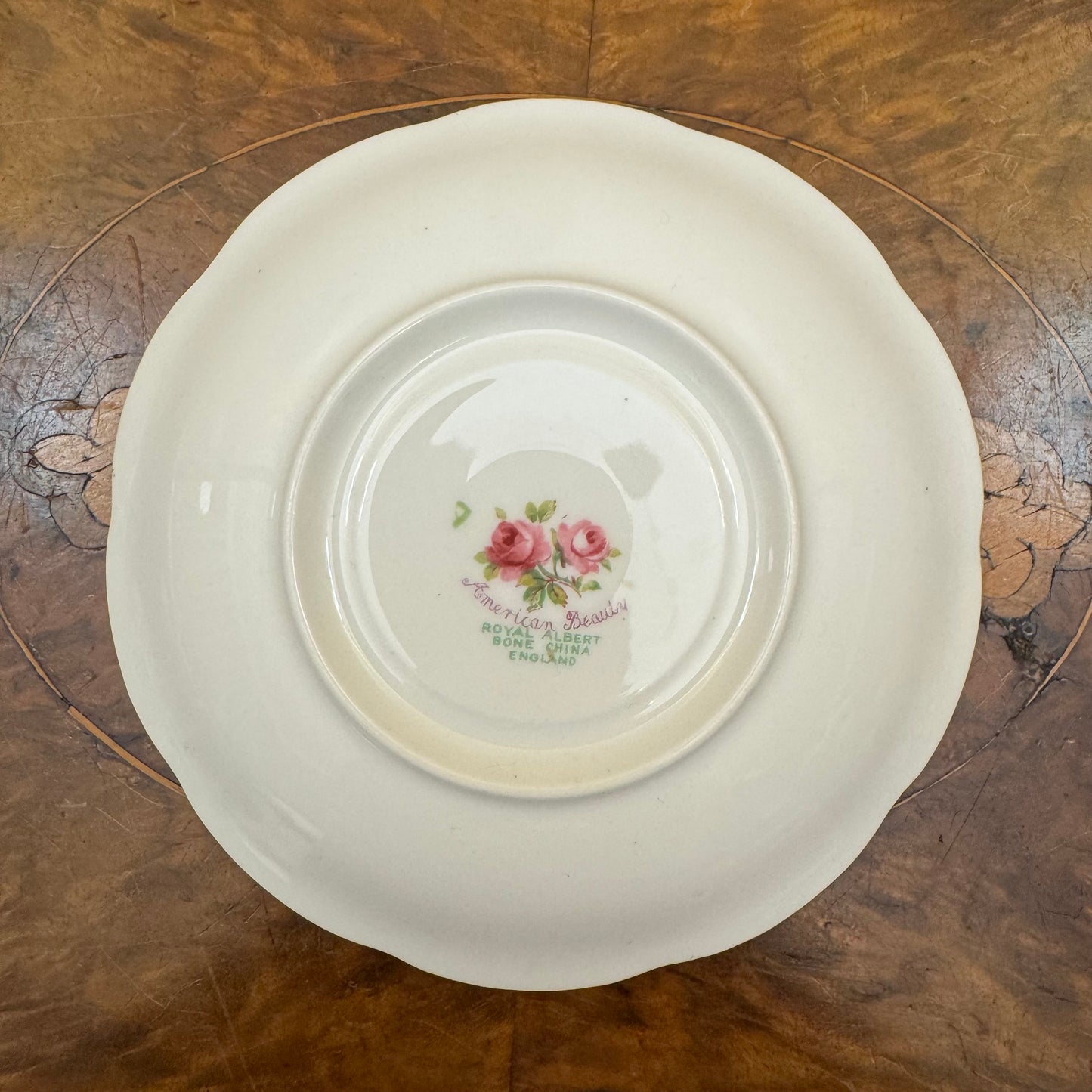 Vintage Royal Albert American Beauty Saucer Plate 