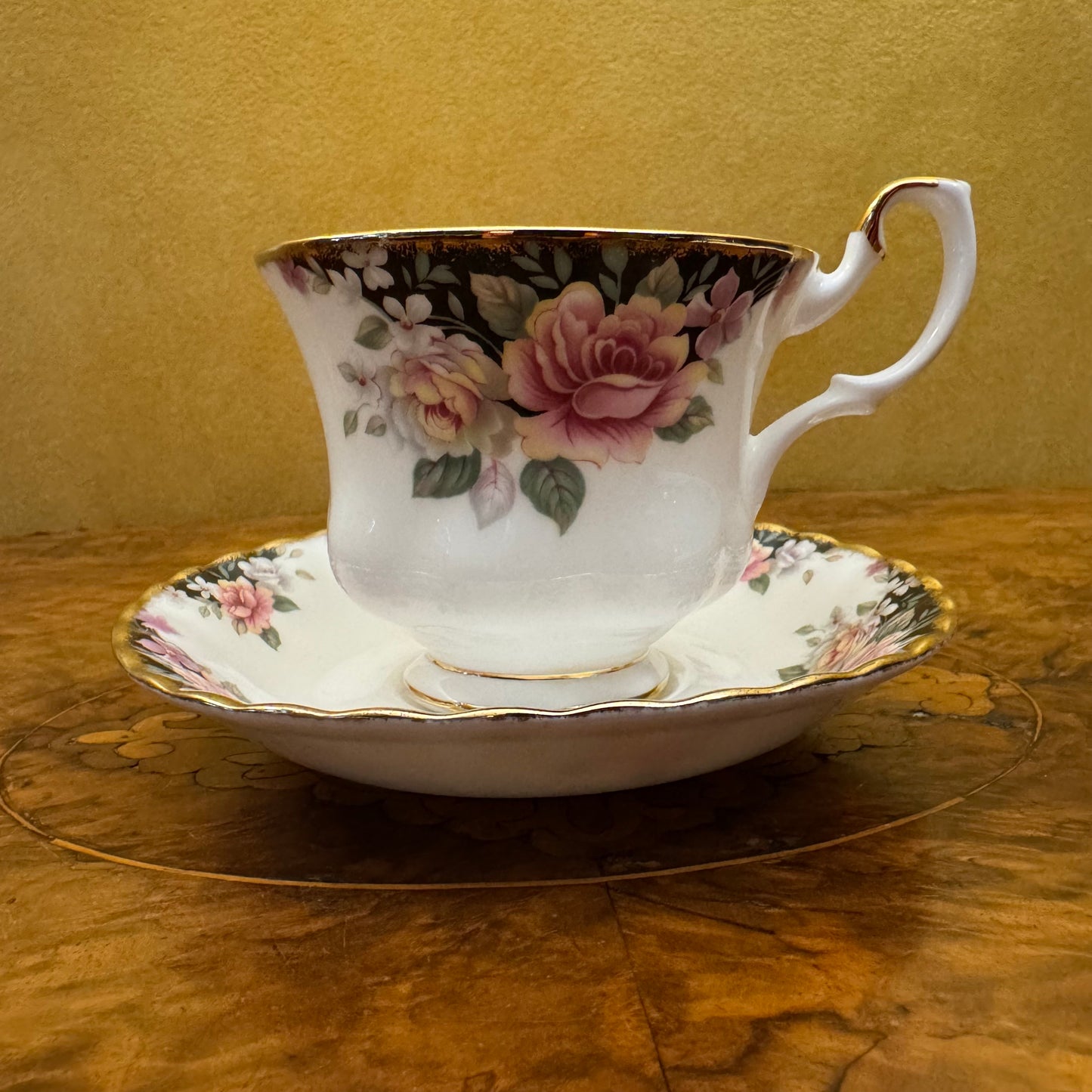 Vintage Royal Albert Concerto Tea Cup & Saucer 