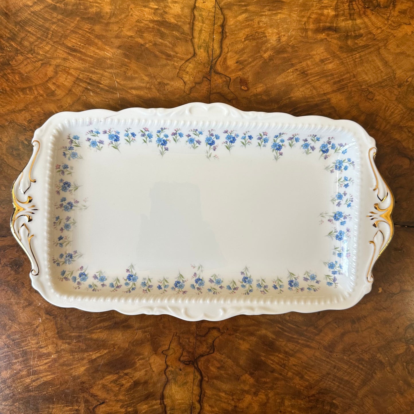 Vintage Royal Albert Memory Lane Sandwich Platter 