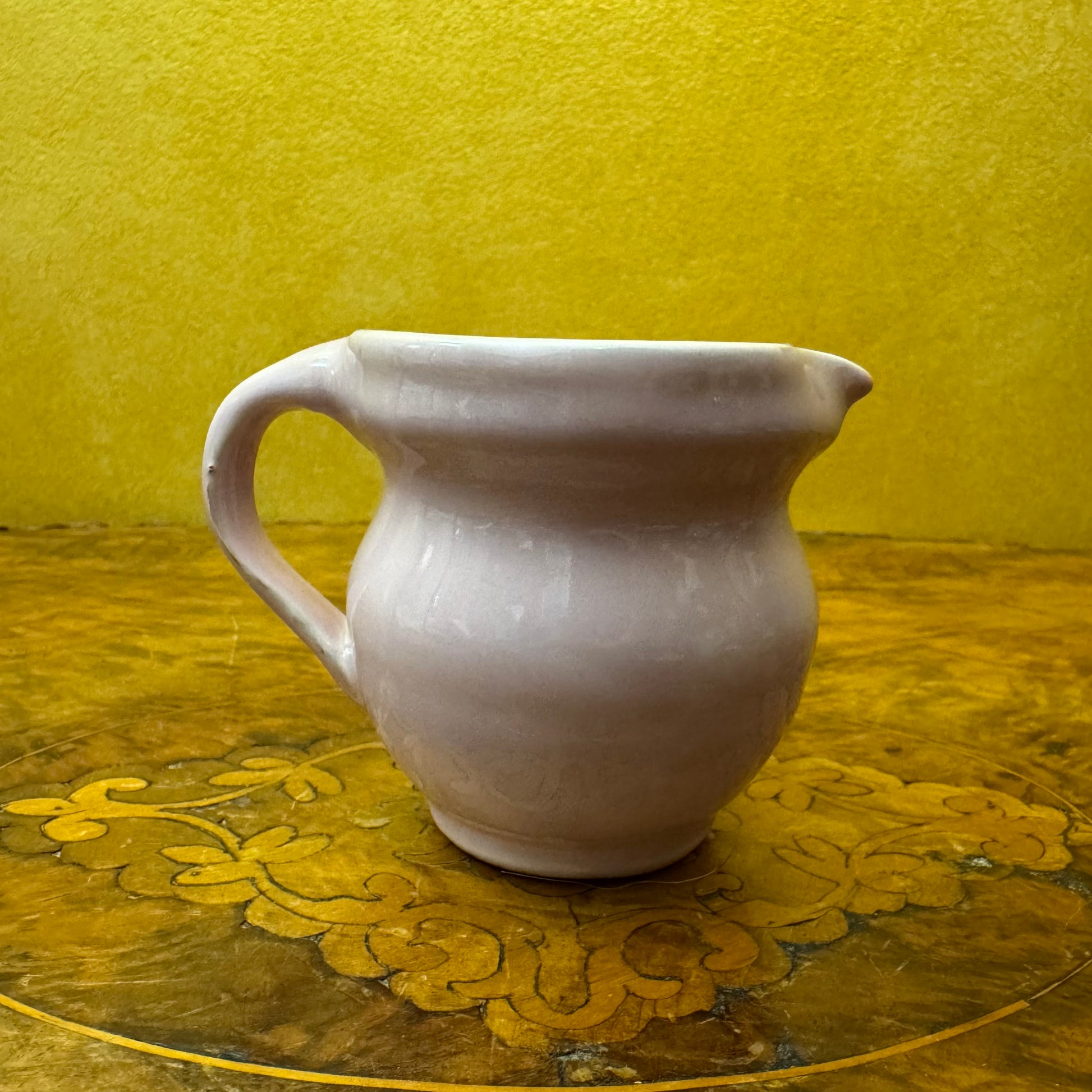 Vintage Royal Barum Ware Pink Jug Creamer 