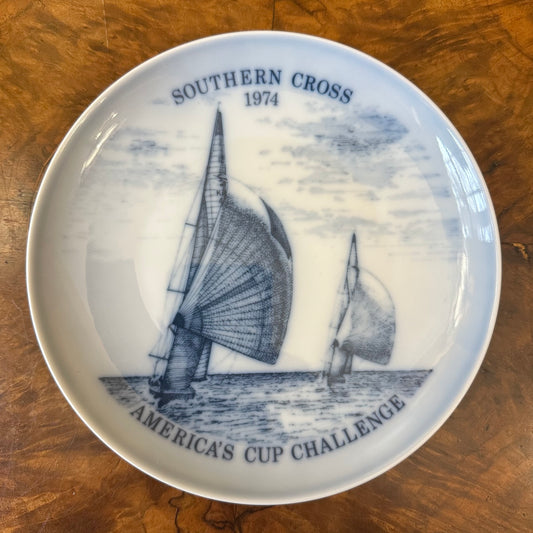 Vintage Royal Copenhagen Southern Cross 1974 America's Cup Challenge Plate 