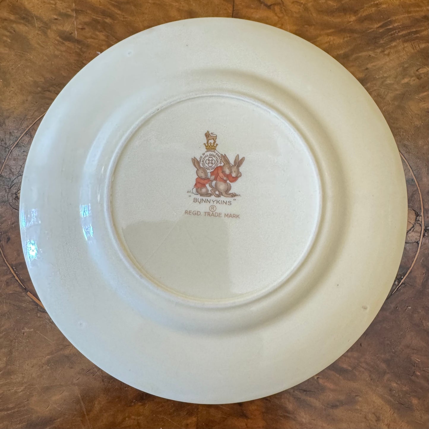 Vintage Royal Doulton Bunnykins Letterbox Postman Scene Side Plate 