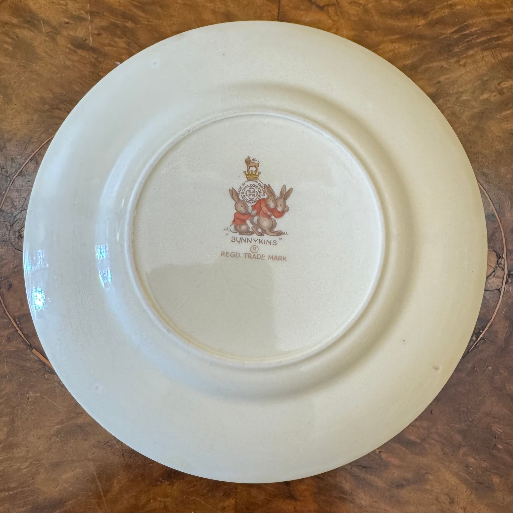 Vintage Royal Doulton Bunnykins Letterbox Postman Scene Side Plate 