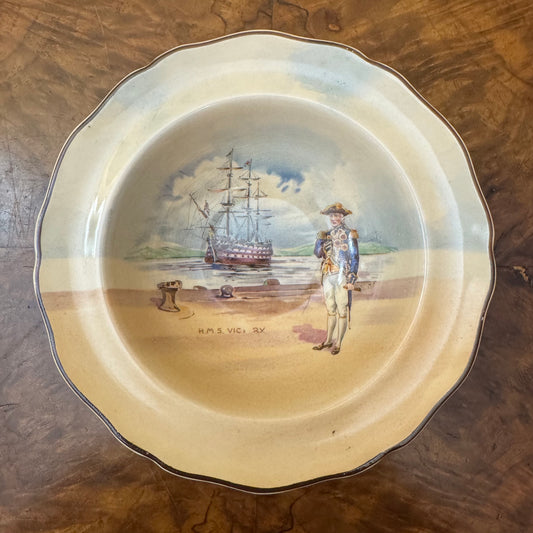 Vintage Royal Doulton Historic England HMS Victory Lord Nelson