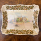 Vintage Royal Doulton Old English Inns The Peacock Rowsley Tray 