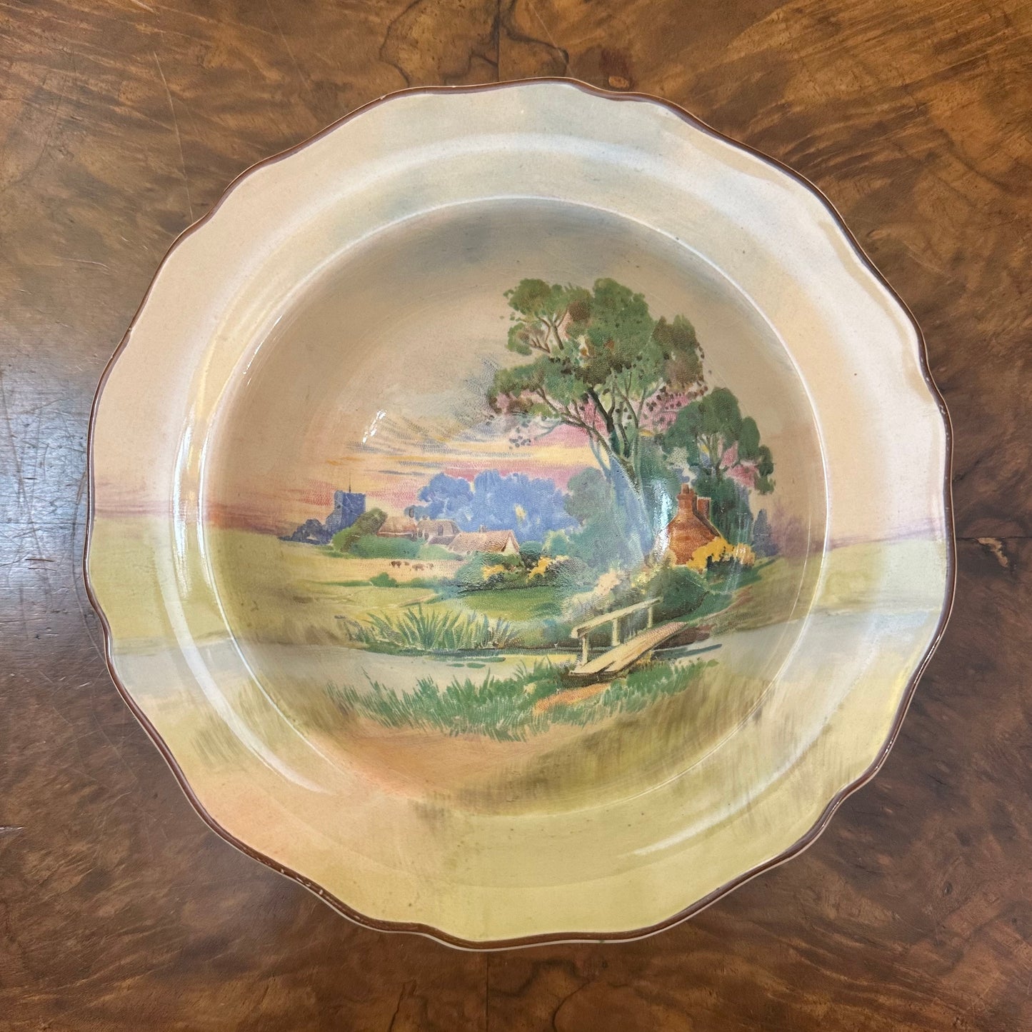 Vintage Royal Doulton Summertime In London Soup Dessert Bowl 