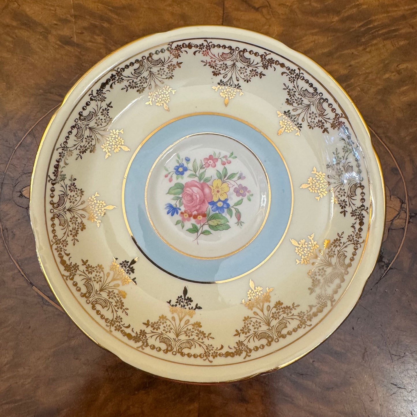 Vintage Royal Grafton Floral Motif Saucer 