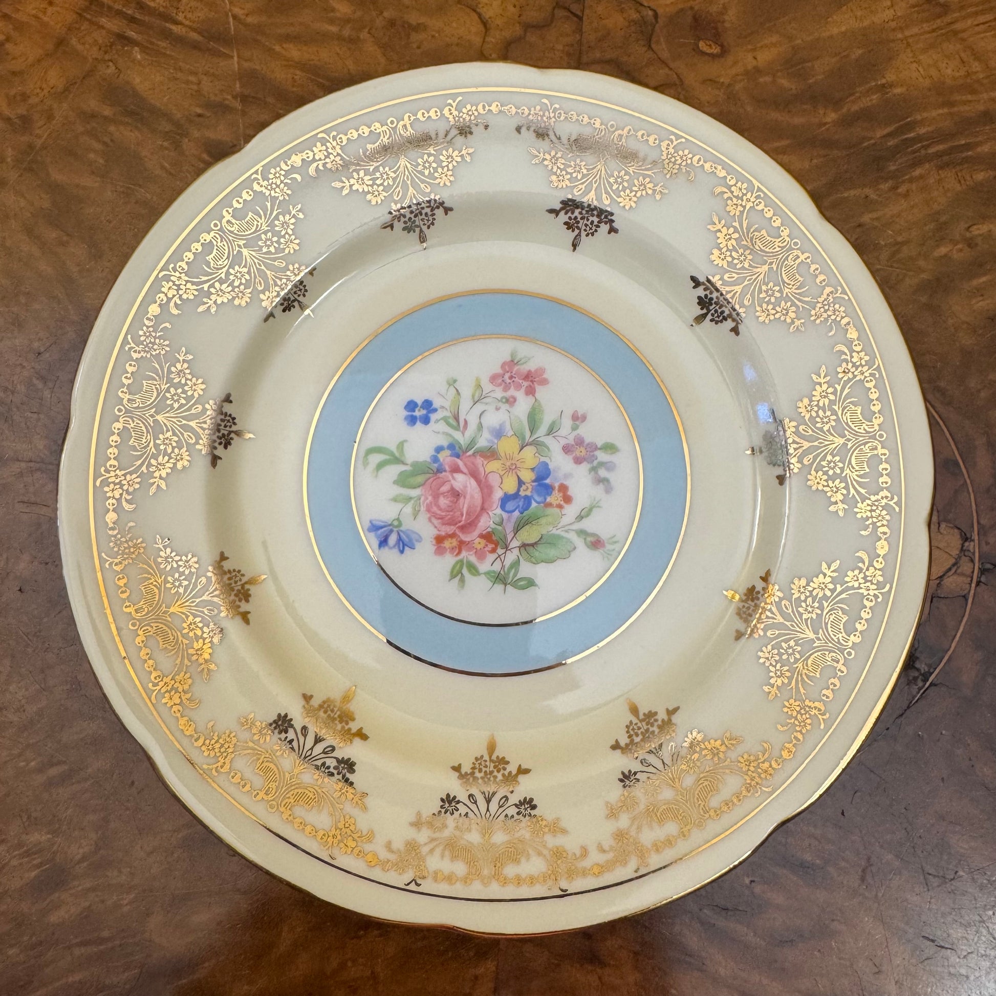 Vintage Royal Grafton Floral Motif Side Plate 
