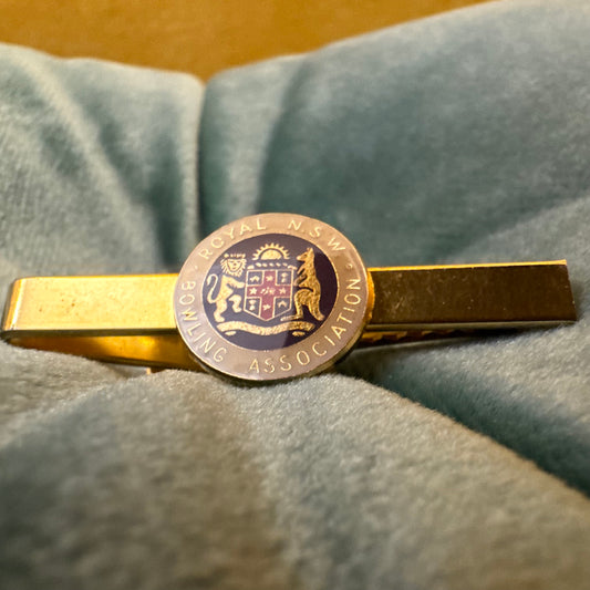 Vintage Royal NSW Bowling Association Tie Clip