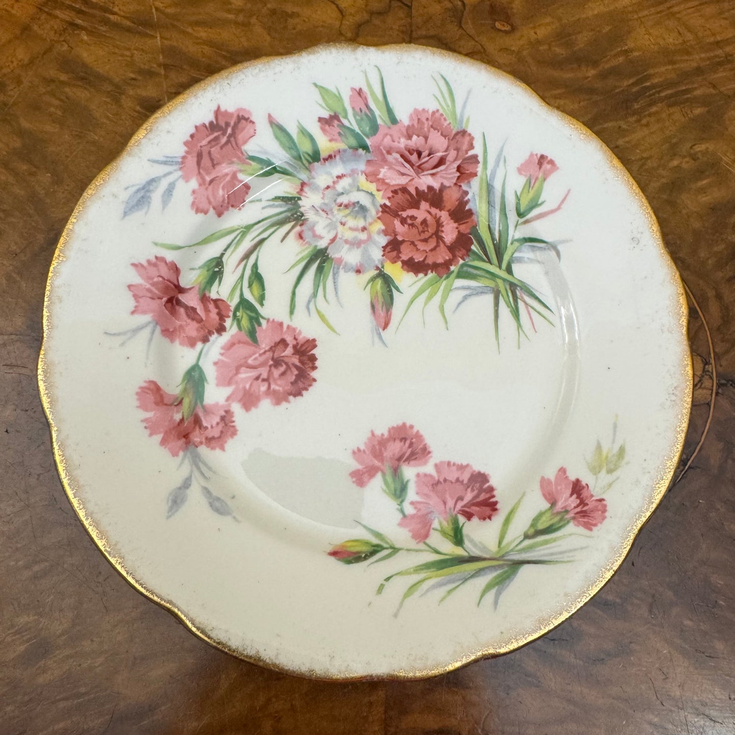 Vintage Royal Stafford Carnation Side Plate 