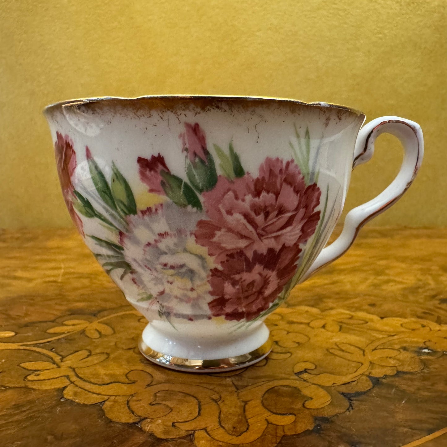 Vintage Royal Stafford Carnation Tea Cup 