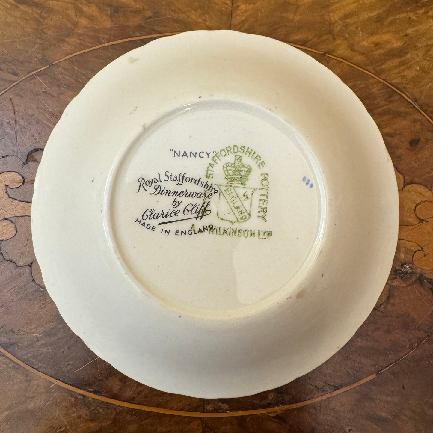 Vintage Royal Staffordshire By Clarice Cliff Nancy Bowl 