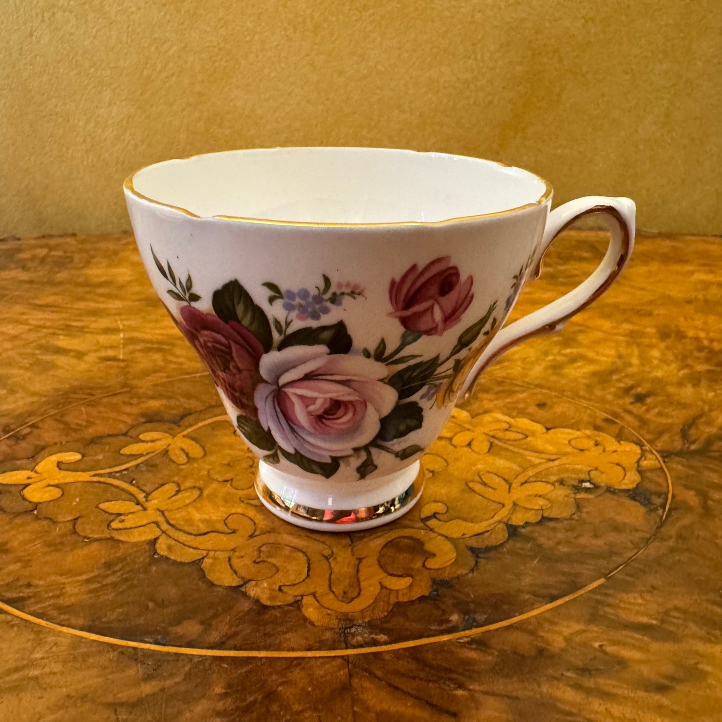Vintage Royal Sutherland Rose Print Tea Cup 