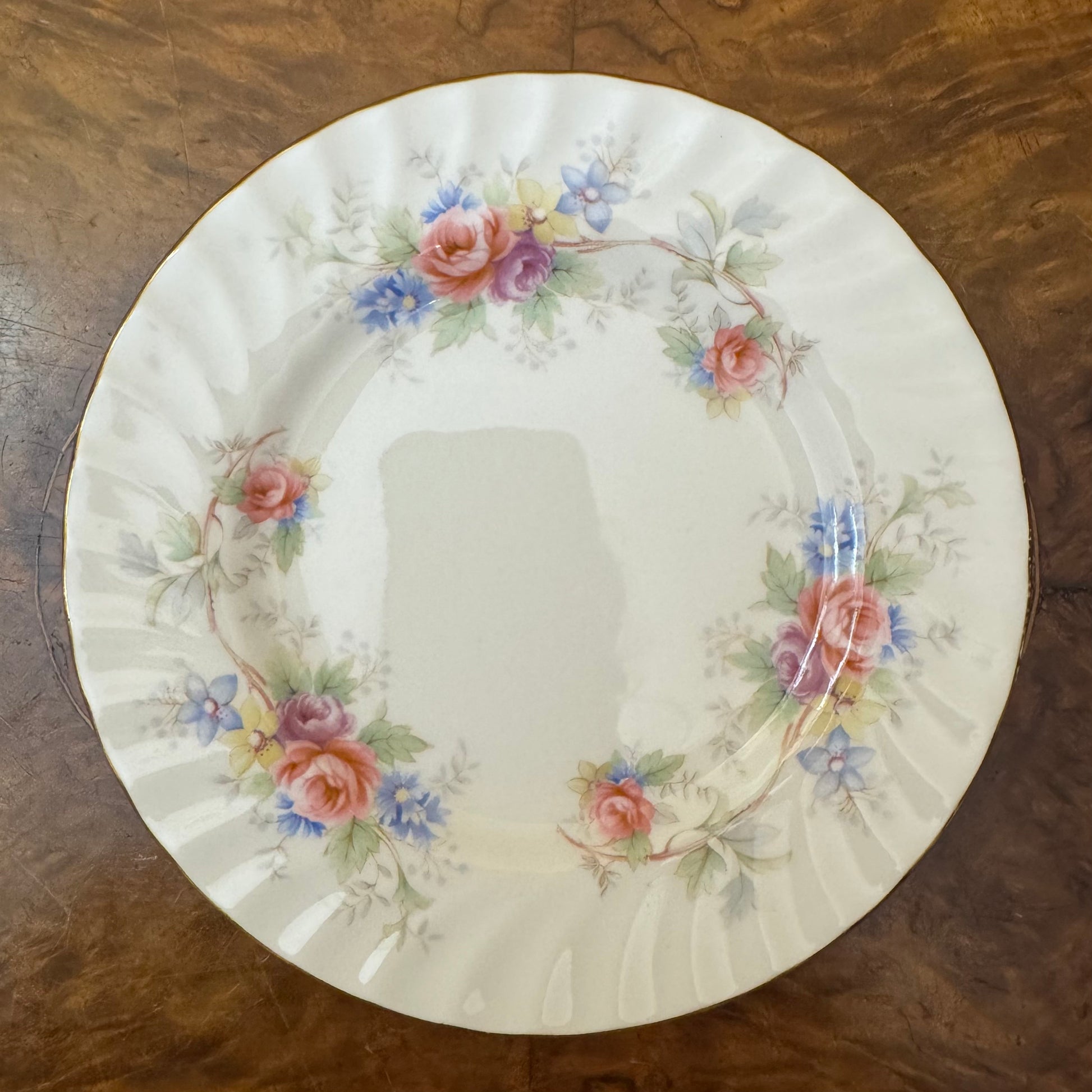 Vintage Royal Vale Rose Print Side Plate 