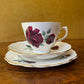 Vintage Royal Vale Rose Tea Cup Trio Set