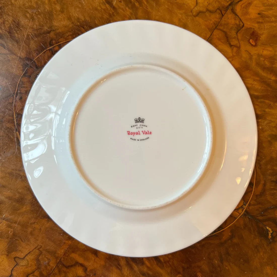 Vintage Royal Vale Serenity Print Tea Cup Trio Set