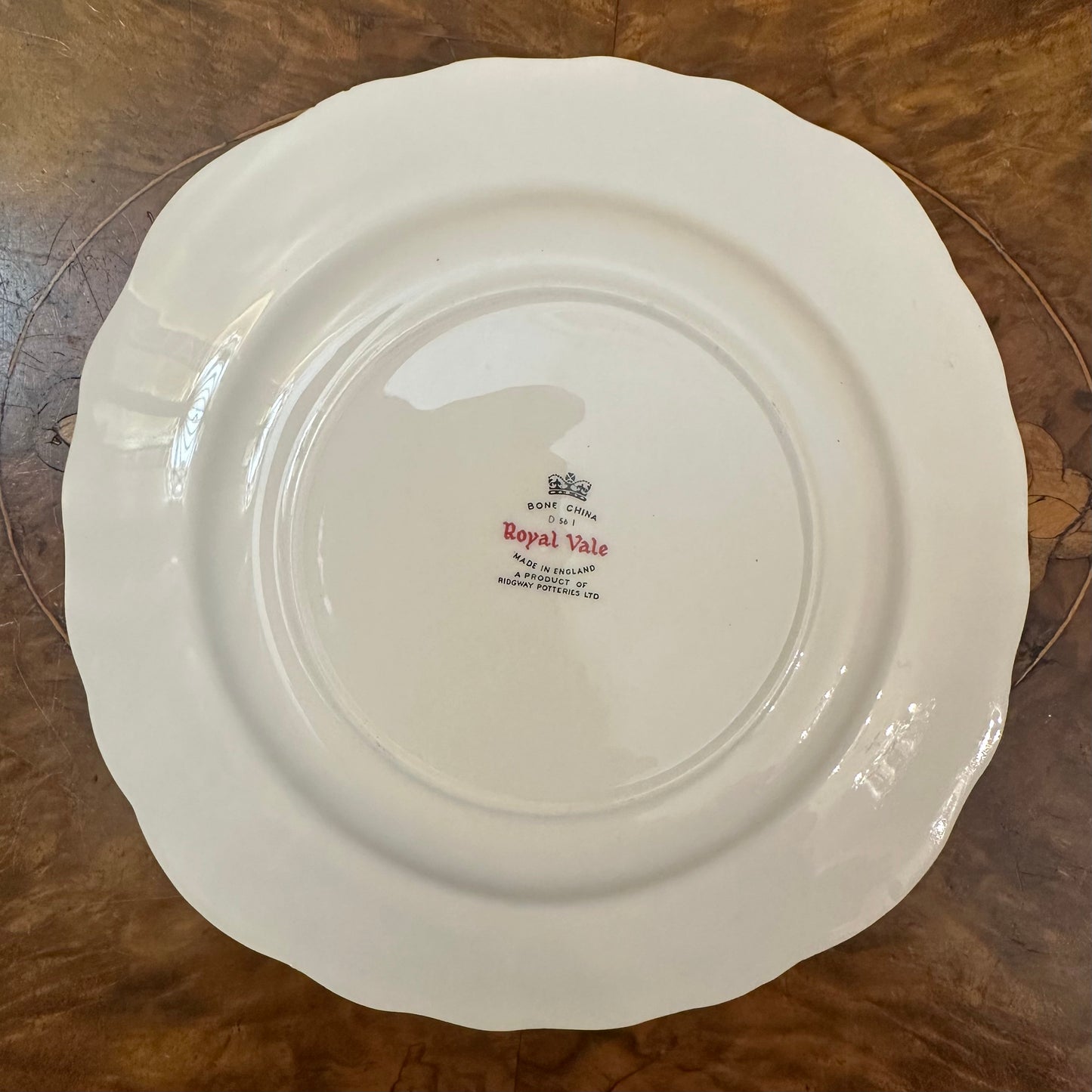 Vintage Royal Vale Violets Print Side Plate