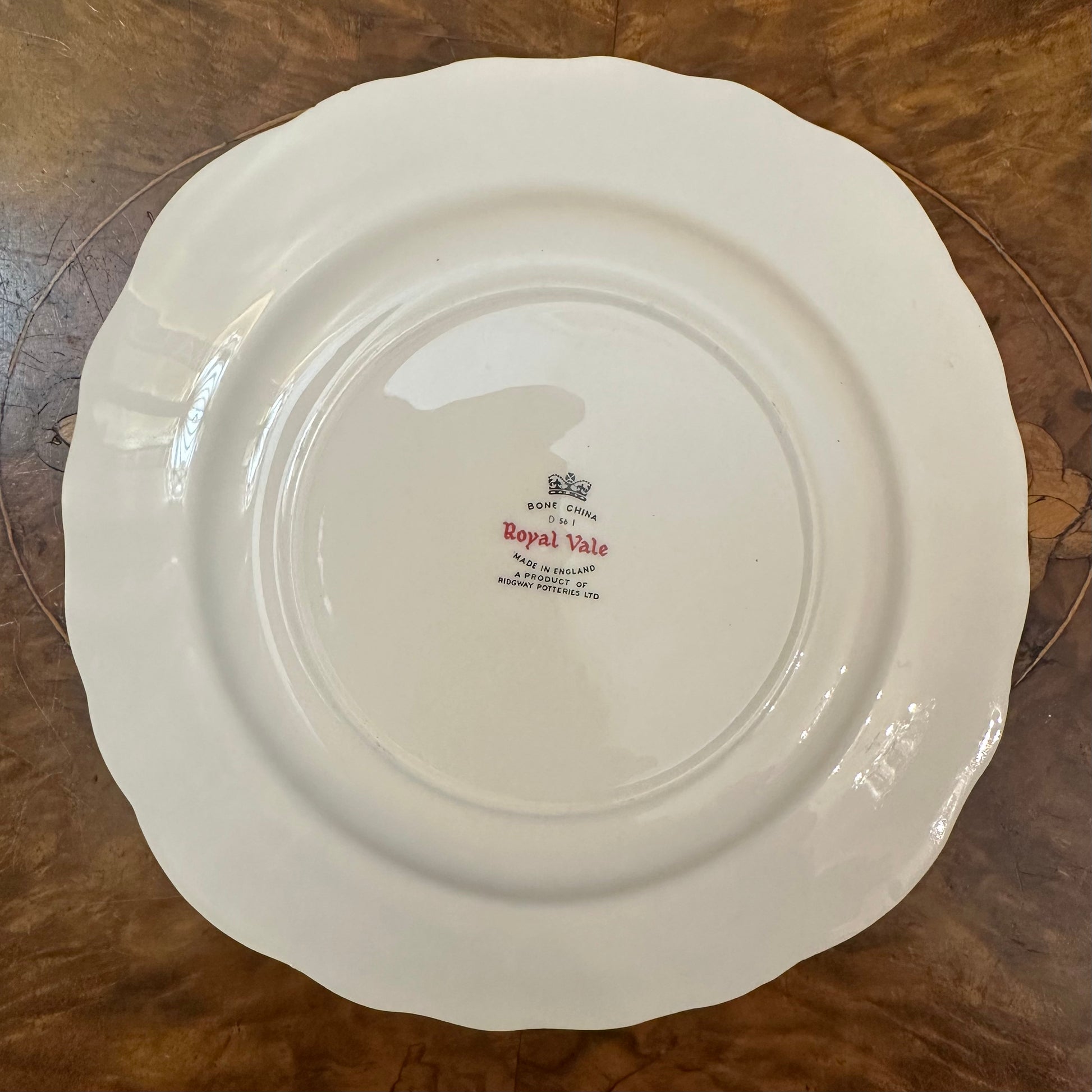 Vintage Royal Vale Violets Print Side Plate