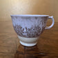 Vintage Royal Vale Yellow Gold Tea Cup Trio Set