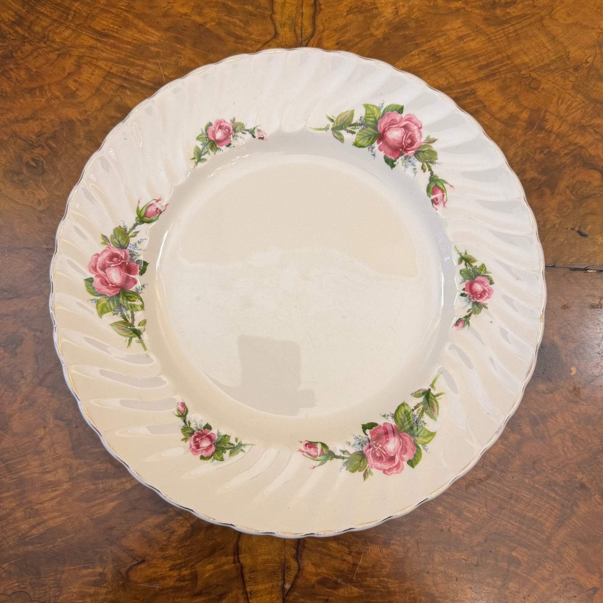 Vintage Royal Wessex Swinnertons Floral Dinner Plate 