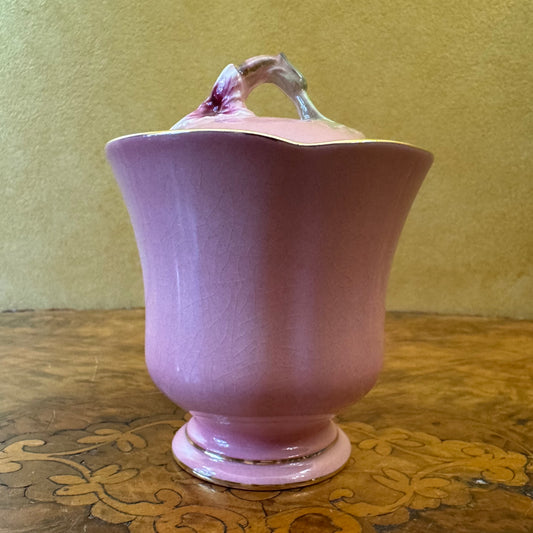 Vintage Royal Winton Petunia Sugar Bowl 