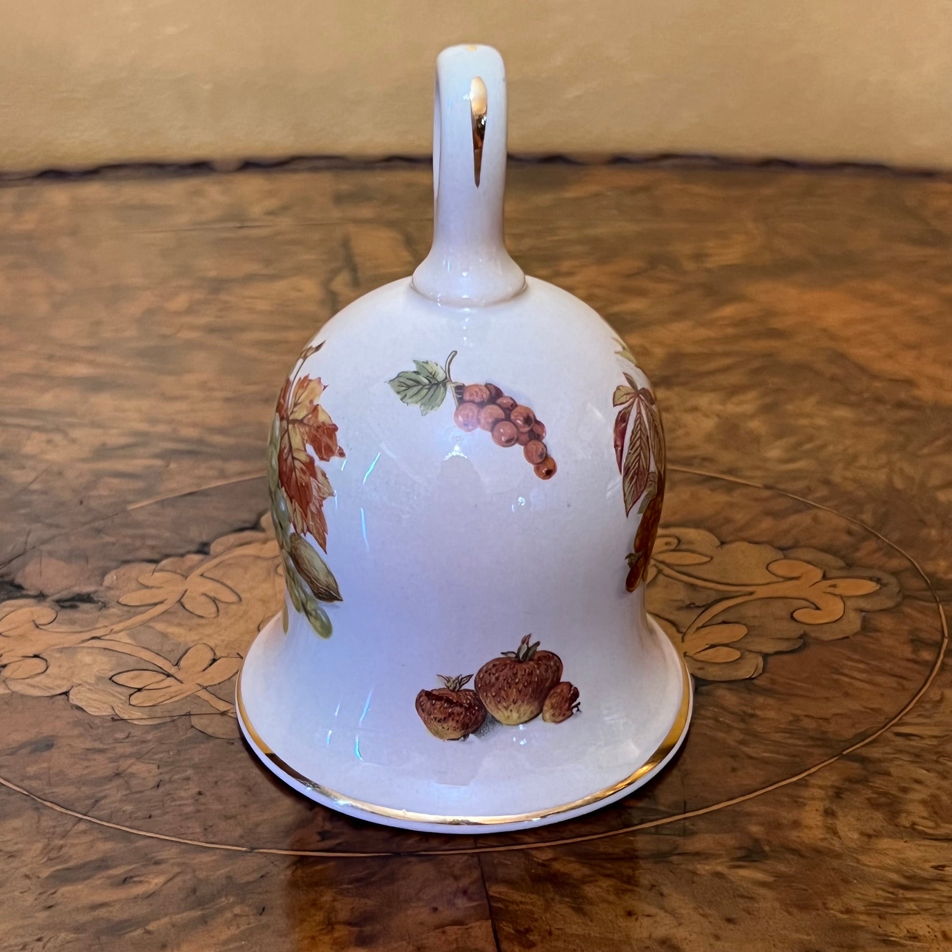 Vintage Royal Worcester Palissy Royale Collection Fruit Bell