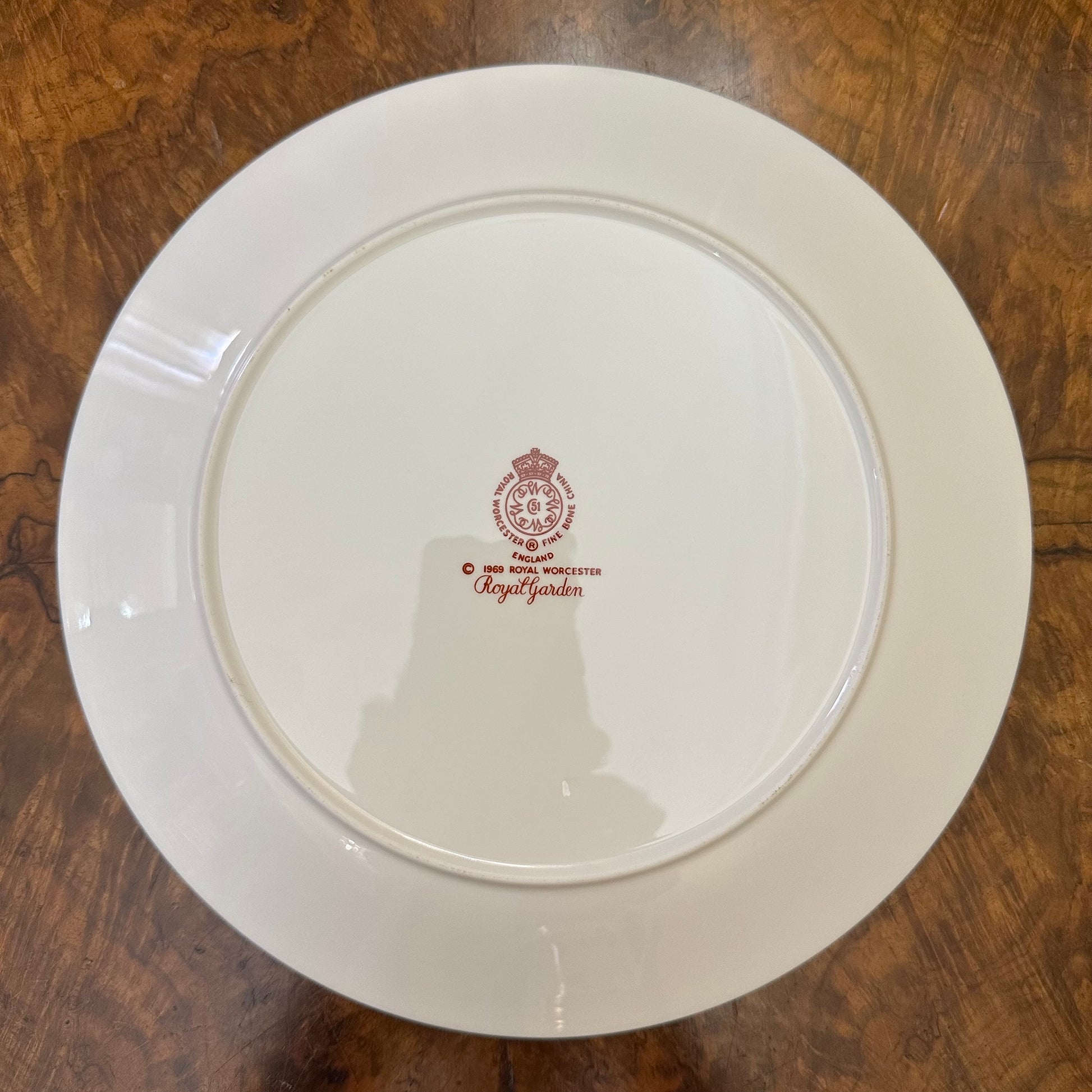 Vintage Royal Worcester Royal Garden Cake 