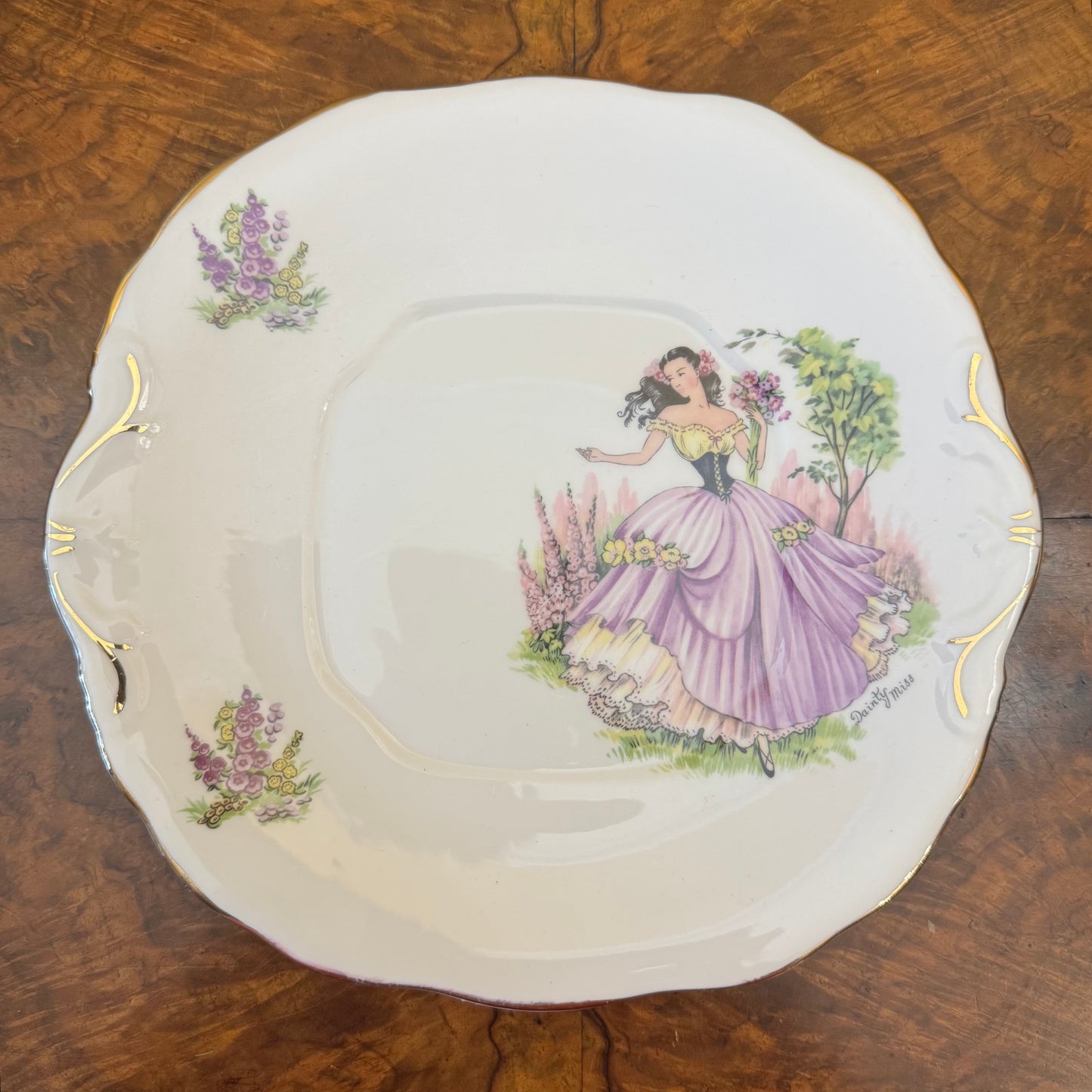 Vintage Royal York Miss Dainty Side Plate Cake Plate 