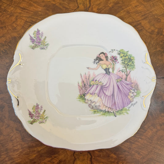 Vintage Royal York Miss Dainty Side Plate Cake Plate 