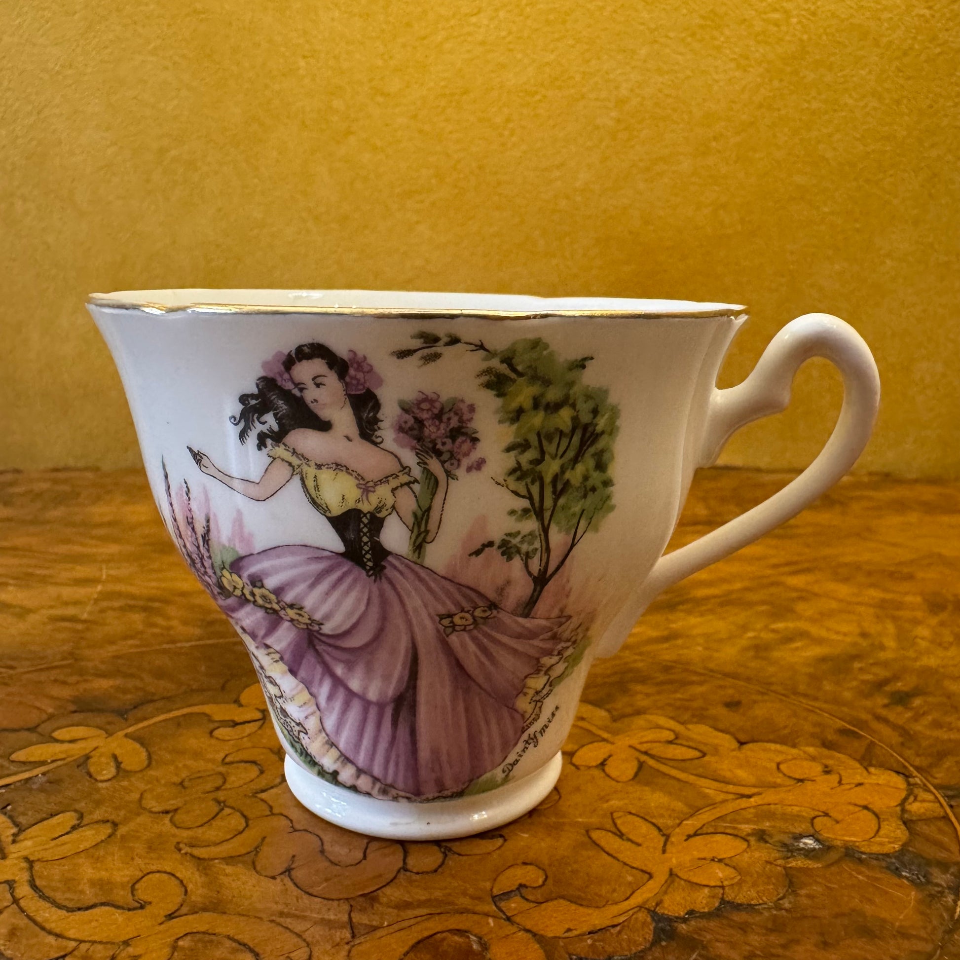Vintage Royal York Miss Dainty Tea Cup Trio 
