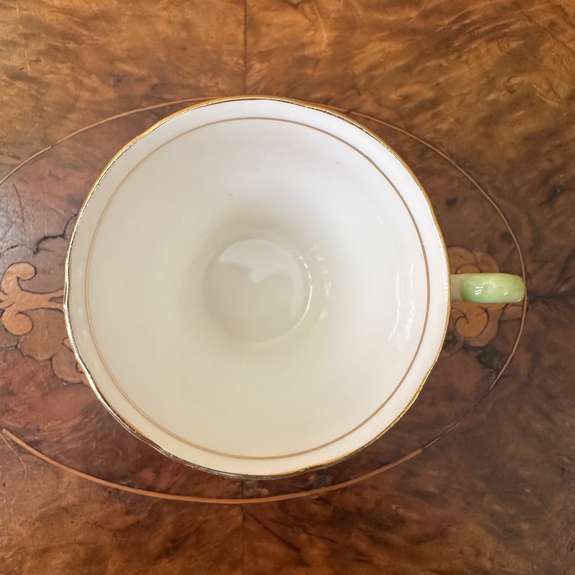 Vintage Salisbury Violets Print Demitasse Cup 