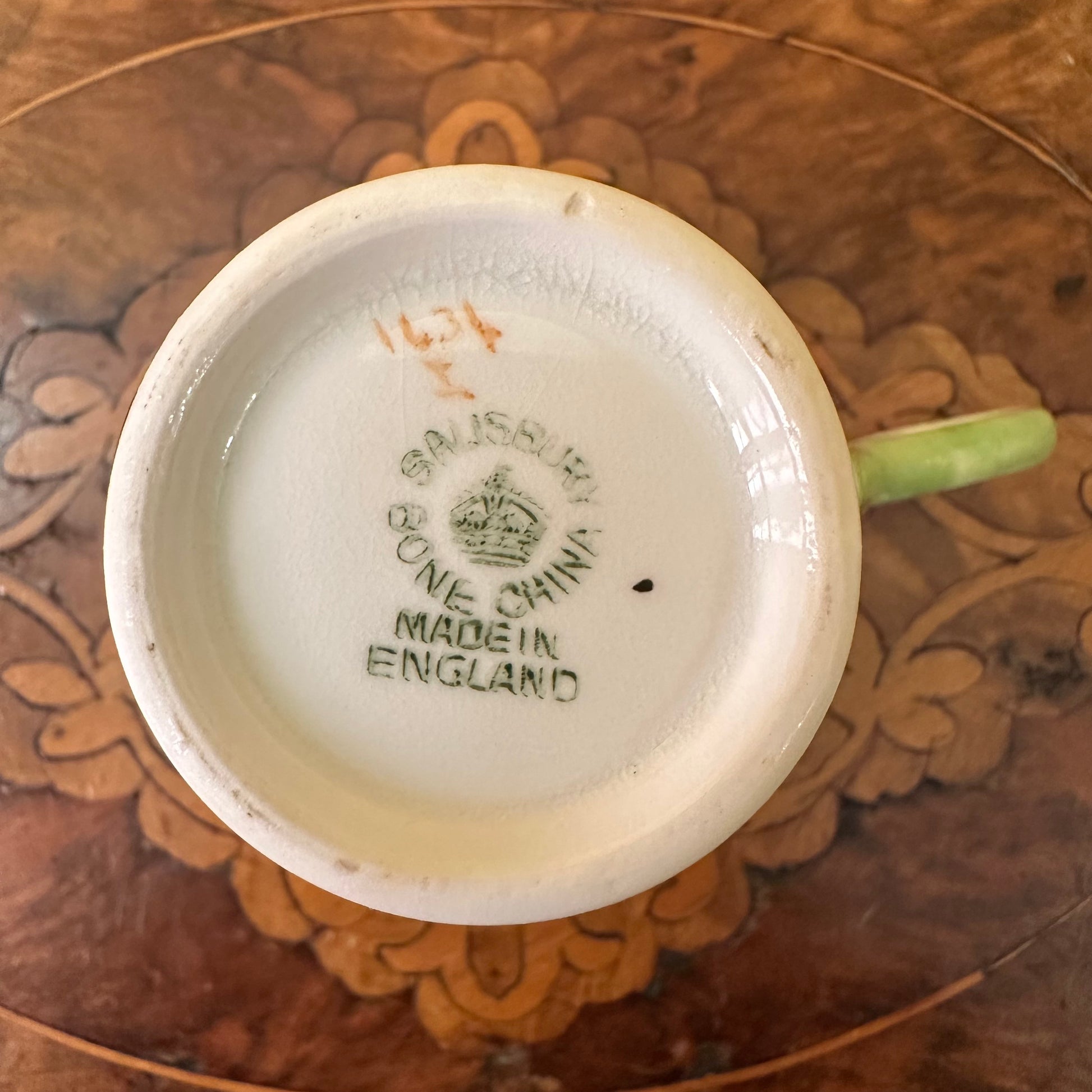 Vintage Salisbury Violets Print Demitasse 