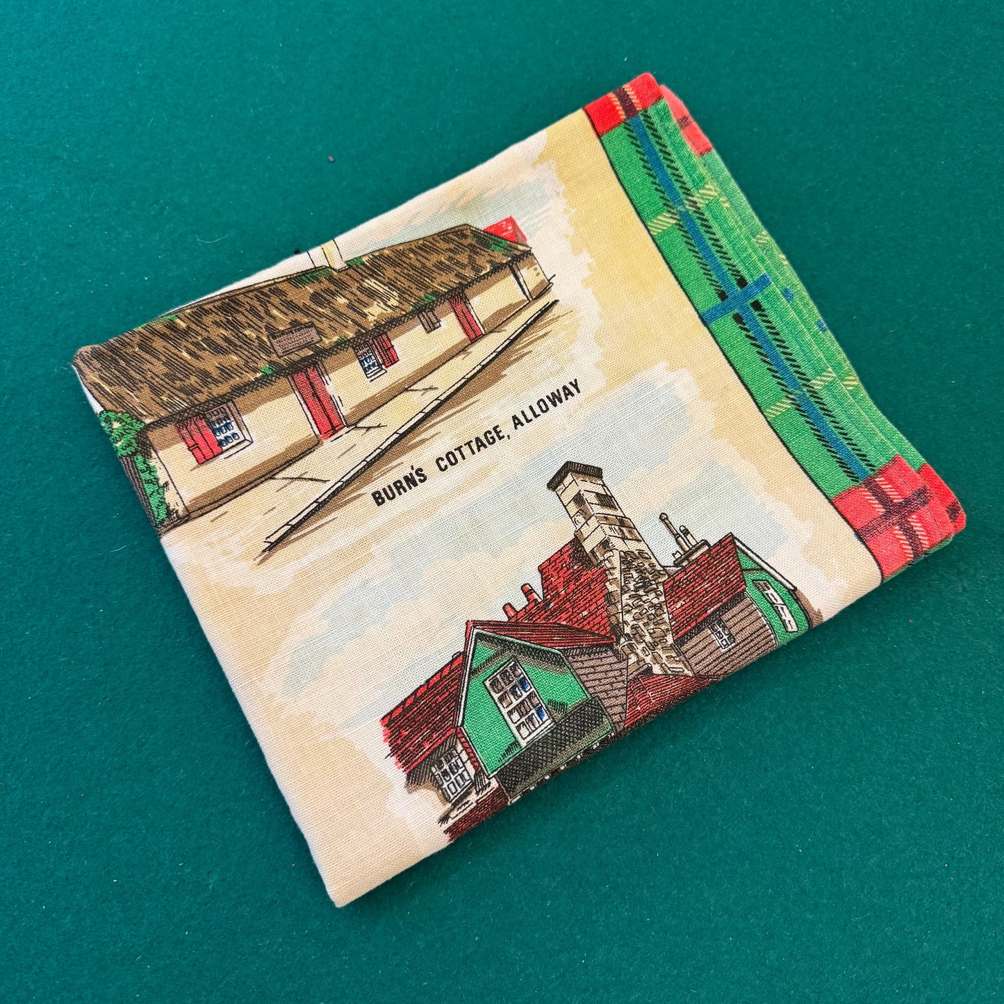 Vintage Scotland Cotton Tea Towel