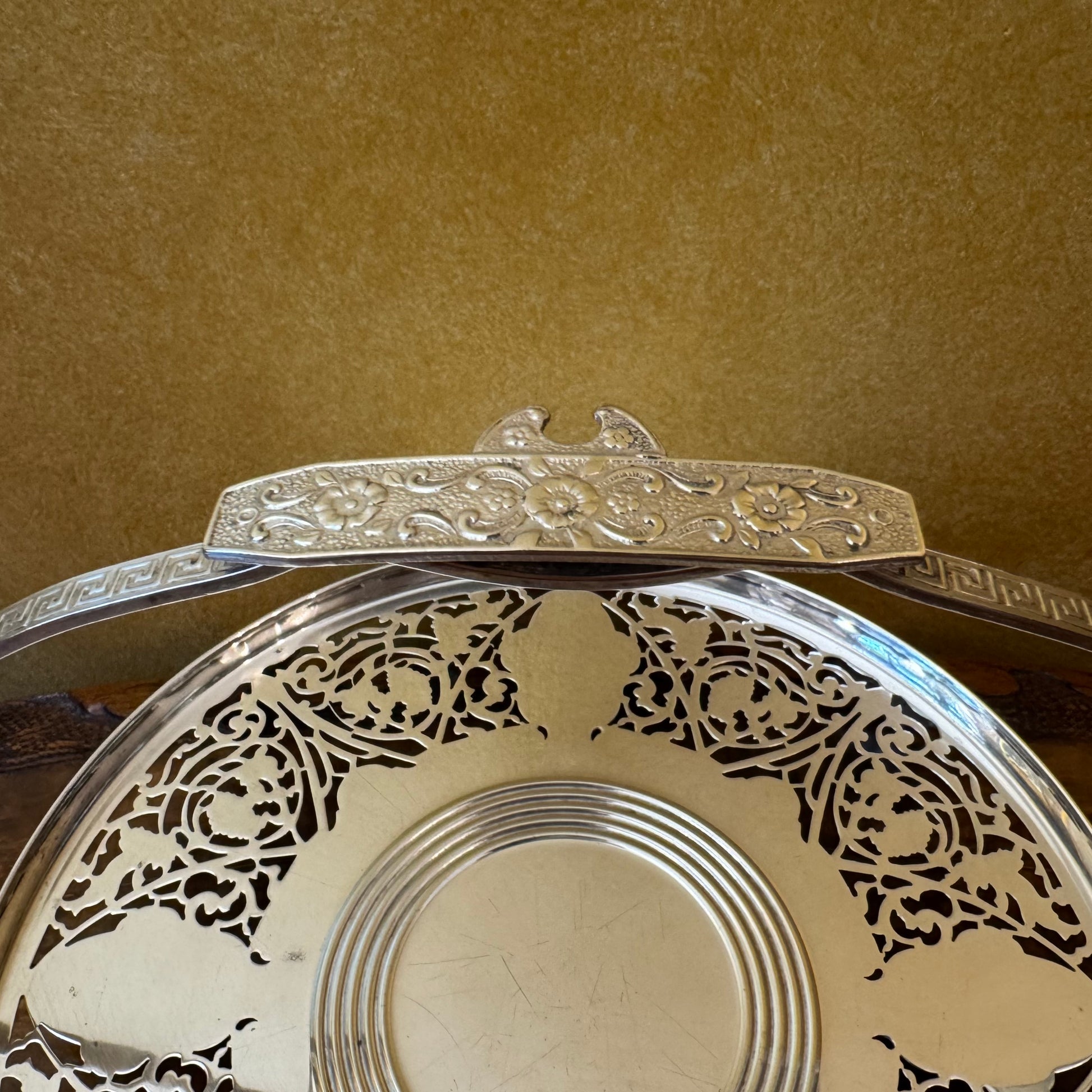 Vintage Silver Plate Serving 