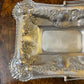 Vintage Silver Plated Tray Bowl With Handle