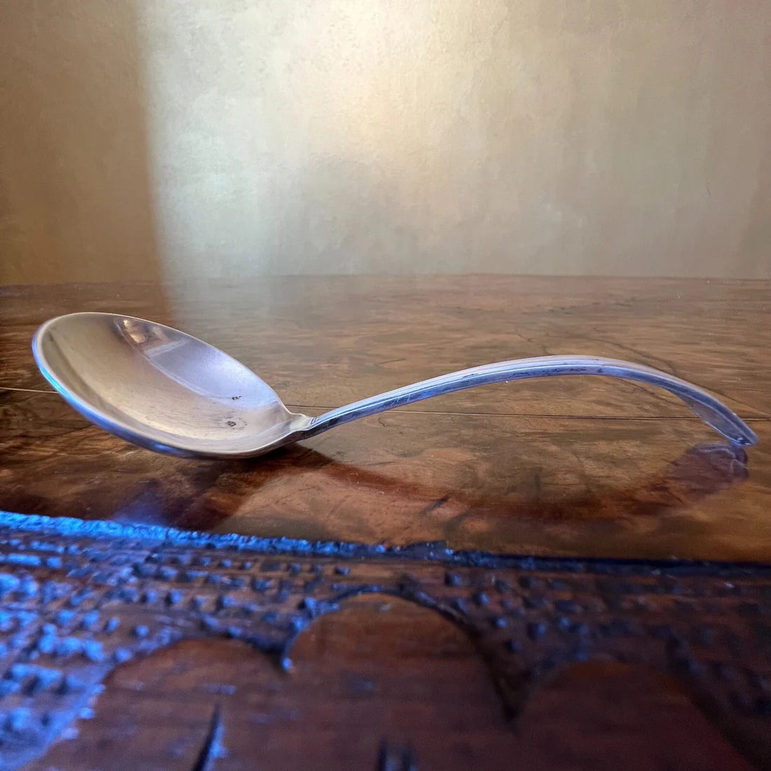 Vintage Silver Plated Gravy Spoon