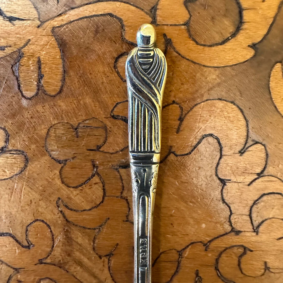Vintage Silver Plated Priest Tea Spoon