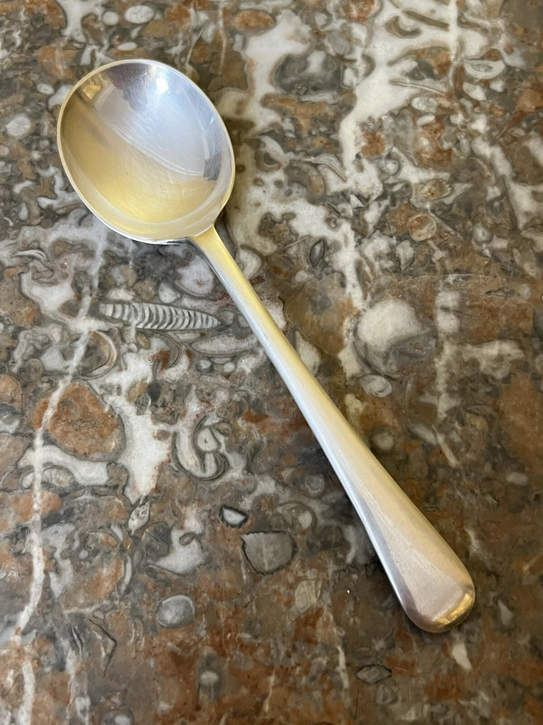 Vintage Silver Plated Soup Spoon